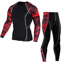 Load image into Gallery viewer, women's tracksuits Tights sports running suit thermal underwear base layer jogging Leggings Compression crossfit fitness tshirt
