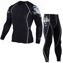 Load image into Gallery viewer, women's tracksuits Tights sports running suit thermal underwear base layer jogging Leggings Compression crossfit fitness tshirt